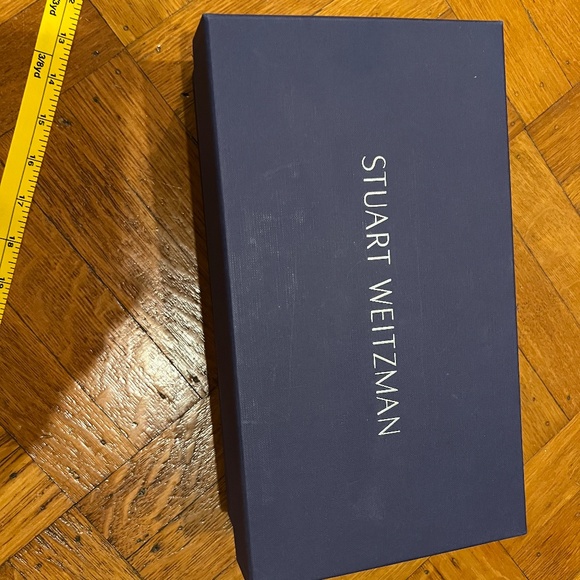 Stuart Weitzman designer black Patent Kitten-Heel Pumps size 10 - Picture 4 of 11